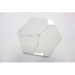 Płytki ceramiczne Blanco Cristal Marmor 31×27 połysk
